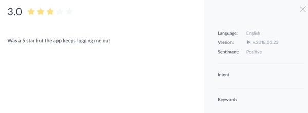 Dissect individual app reviews with Apptopia's Review Intelligence tool