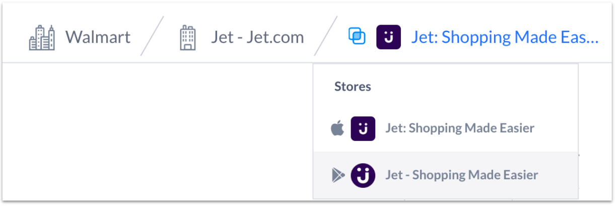 Jet.com Dropdown