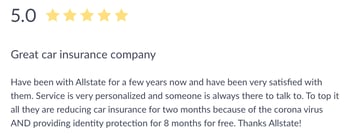 Allstate App User Review Analysis - Apptopia